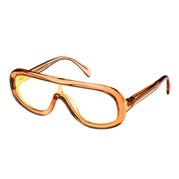 NEW CELINE SUNGLASSES SHIELD WOMEN ORANGE CL40021I 42X CELINE EYEWEAR - Picture 1 of 5